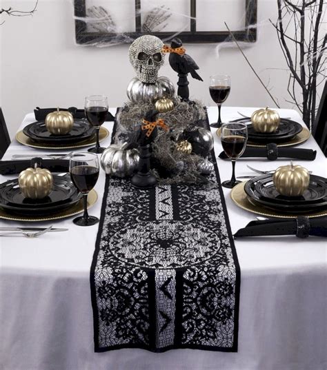 67 Stunning Halloween Wedding Table Setting Ideas Vis Wed Halloween