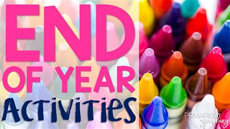 This awesome free end of year flyer template, is. End of Year Activities | Primarily Speaking