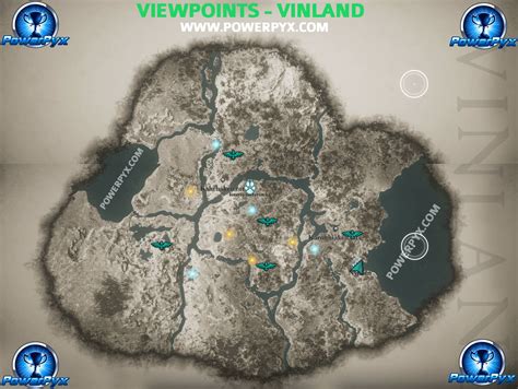 Assassin S Creed Valhalla Viewpoint Locations Map