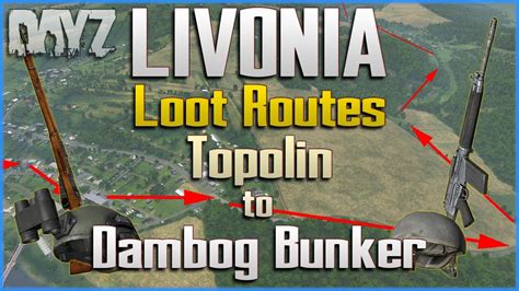 Dayz Livonia Loot Route 1 Topolin To Dambog Bunker Underground