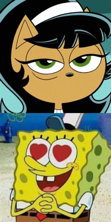 Spongebob Has A Crush On Kitty Katswell By Liljahmir08 On Deviantart