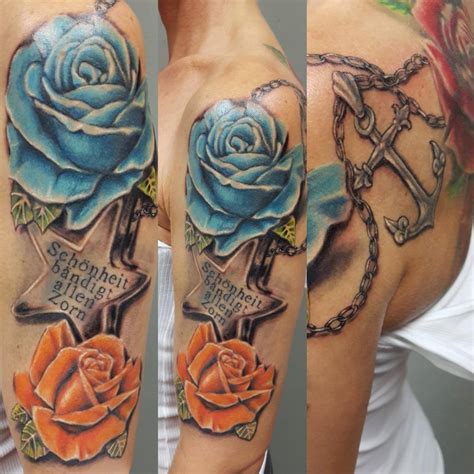 61 Rosen Tattoo Mit Schrift