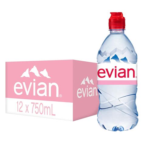 Evian Still Natural Mineral Water Sportscap 750ml X 12 Lazada Ph