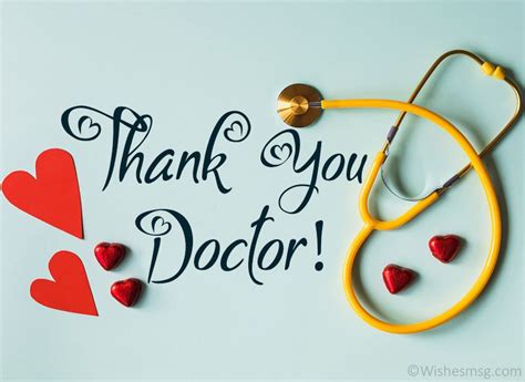 75 Thank You Messages For Doctor Appreciation Quotes Thank You