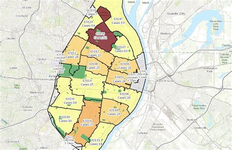 St Louis Zip Code Map Best New 2020