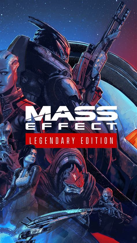 Mass Effect Legendary Edition Game Poster 4k Ultra Hd Mobile Wallpaper