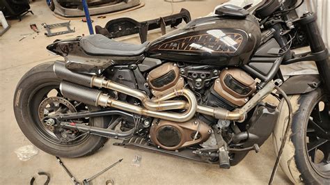 Harley Sportster S Sidewinder Exhaust Turn 5 Fabrication