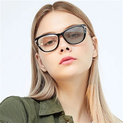 Transition Sun Photochromism Reading Glasses Women Progressive Multifocal Lens Eyeglasses Unisex