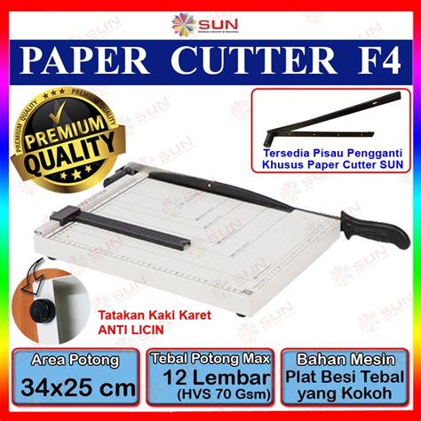 Jual Paper Cutter Folio F4 B4 Alat Potong Mesin Pemotong Kertas