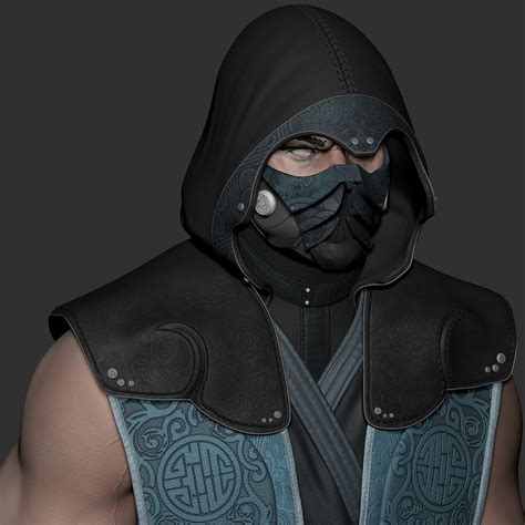 Sub Zero Mortal Kombat Fan Art Zbrushcentral