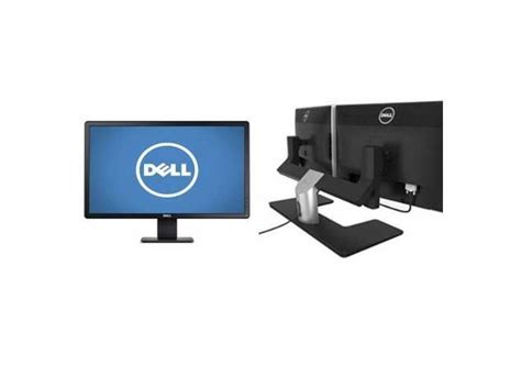 Dell Mds14 Dual Monitor Stand Holds 2 X 24 Monitors Dual Monitor