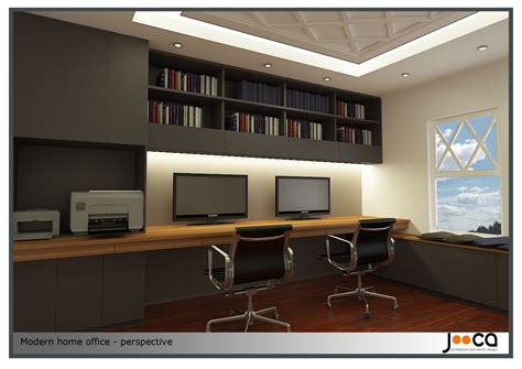 Contemporary Office Home Office Design Project Designed By Jooca