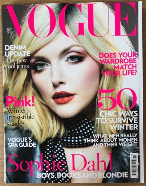 Vogue Uk Nov 2007 British Original Fashion Magazine Birthday Etsy Uk