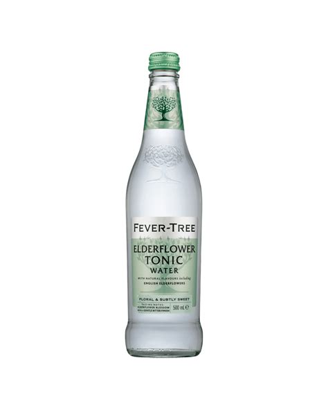 Fever Tree Premium Elderflower Tonic Water 500ml Bottles Boozy