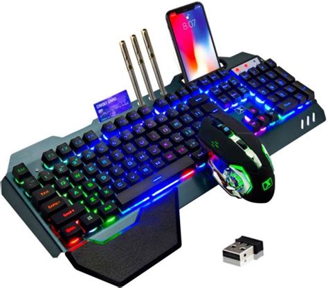 China Rgb Computer Teclado Y Mouse Inalambrico Led Light Gaming