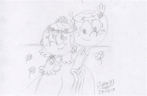 Lola And Lincoln In A Garden By Julex93 On Deviantart