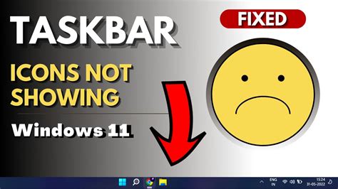 How To Fix Icons Not Showing On Taskbar In Windows 11 Youtube Images