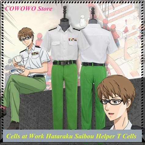 Anime Cells At Work Hataraku Saibou Helper T Cells Black Uniform