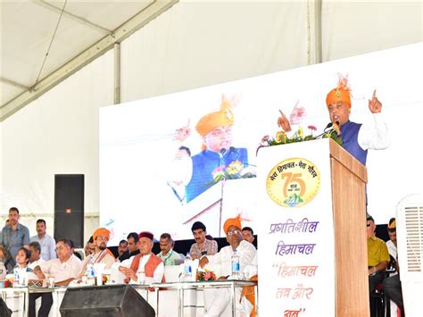Cm Jai Ram Thakur Inaugurates And Lays Foundation Stones Of 9