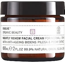 Face Cream Evolve Organic Beauty Nightly Renew Facial Cream Makeup Uk