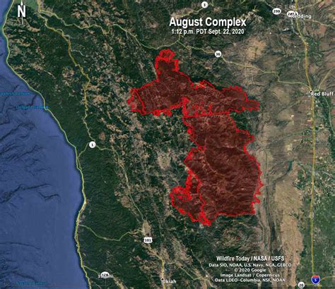Map Of Fires In California Map