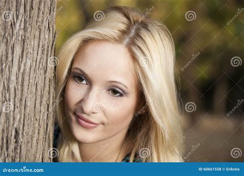 Beautiful Blonde Girl Stock Photo Image Of Expression 60661558