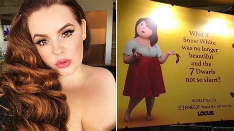 Tess Holliday Slams Red Shoes And The 7 Dwarfs Poster For Body Shaming