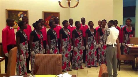 The Mukuni Basic School Choir Singing One Zambia One Nation Youtube