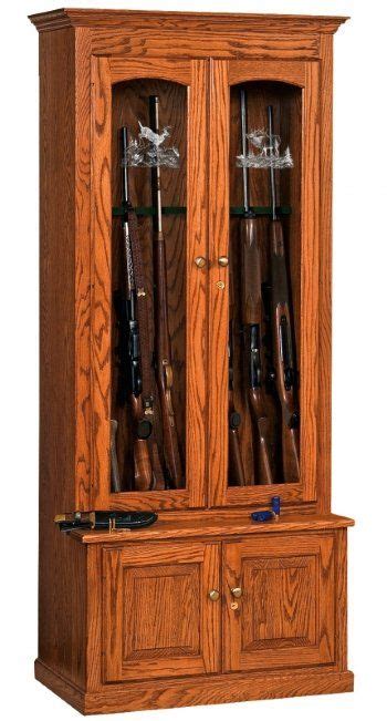A solid wood amish gun cabinet can provide the attractive and functional solution you're looking for. Pin on Gun Cabinets