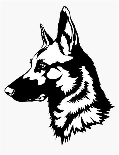 German Shepherd Dog Head Sticker Clipart German Shepherd Head Hd Png
