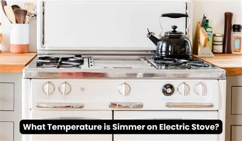What Temperature Is Simmer On Electric Stove Explained