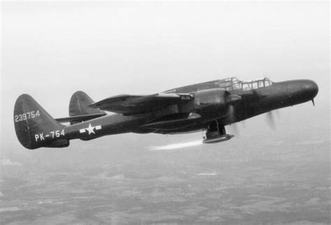 P 61 Black Widow Testing With A Ramjet The P 61 Aircraft Was Built By