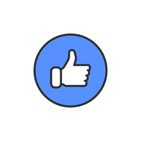 Emoji Facebook Like Button Icon Free Download