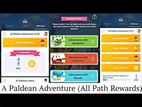 A Paldean Adventure All Path Rewards In Pokemon Go Choose A Path
