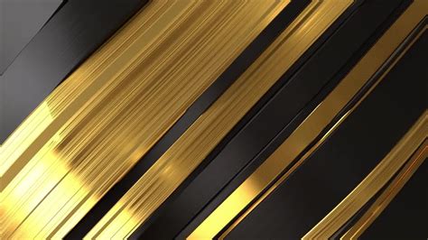 Gold And Black Ribbons Background Loop Stock Motion Graphics Motion