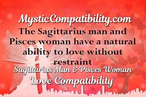 Sagittarius Man Pisces Woman Compatibility Mystic Compatibility