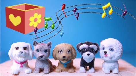 Watch paw patrol puppies play. Five little puppies | Bellboxes | Nursery Rhymes | Five little monkeys - YouTube