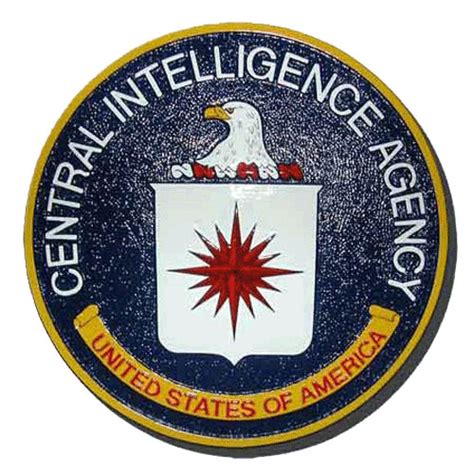 Central Intelligence Agency Cia Sealpodium Plaque American Plaque