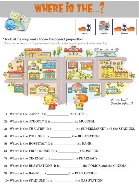 Prepositions Of Place Interactive Worksheet For PRIMARY You Can Do The Exercises Online Or Do