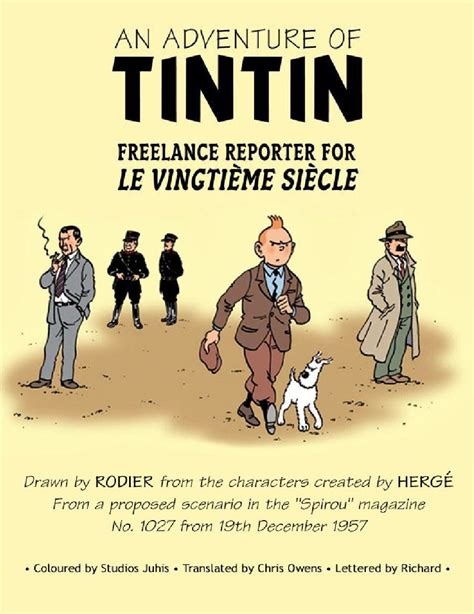 Read Beau Peep Comics Strips Online Tintin Chapter 027 Page 1