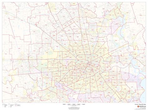 Houston Area Map With Zip Codes