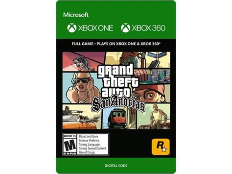 Grand Theft Auto San Andreas Xbox One Xbox 360 Digital Code