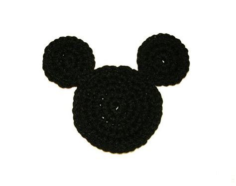 Tampa Bay Crochet Mickey Mouse Ears Coaster Free Crochet Pattern