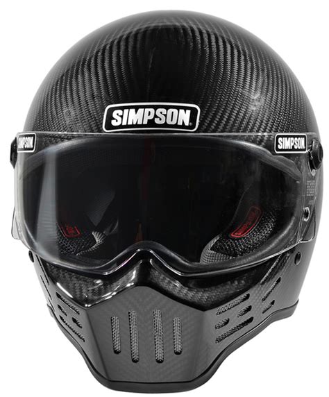 The best carbon fiber motorcycle helmets have the most lightweight and durable shell material. Bandit M30 Helmet | Simpson Motorcycle