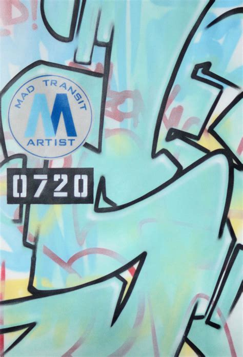 Graffiti Artist Seen Mad Transit 5 Painting On Canvas Dirtypilot