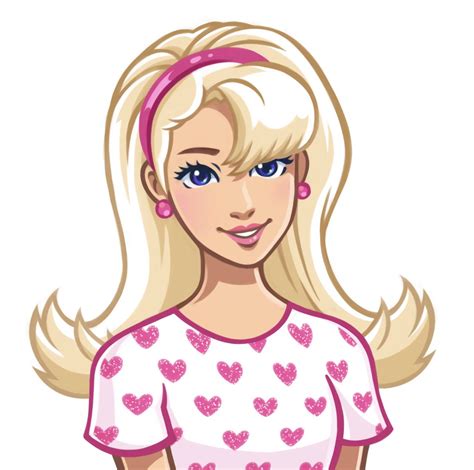 Barbie Cartoon Cartoon Art Barbie Drawing Style Chart Barbie