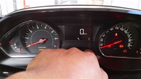 Peugeot 208 Reset Service Alert Youtube