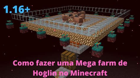 Como Fazer Uma Mega Farm De Hoglin No Minecraft Tutorial Youtube