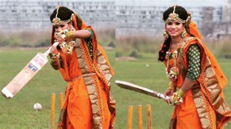 Bangladesh Cricketer Sanjida Islams Unique Wedding Photoshoot Is
