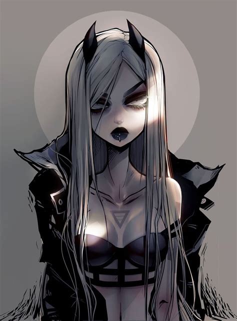 Pin On Goth Anime Girl